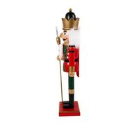 Didiseaon Wooden Nutcracker Decor Creative Christmas Soldier Puppet Ornament for Home Holiday Decoration Break Resistant Xmas Figure Family and Friends
