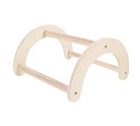 Didiseaon Wooden Parrot Perch and Hen Perch Stand for Roosters Easy to Install Promotes Exercise and Play Games for Pet Birds and Chickens