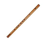 Didiseaon Wooden Small Flute Key C Fine Opening Easy to Carry Brown Stylish Musical Instrument with Storage Bag Traditional Band Orchestra Wind Instrument