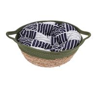 Didiseaon Woven Cotton Pet Bed Nest with Cotton Mat for Cats and Small Dogs, Excellent Air Permeability and Wear Resistance, Comfortable Sleep and Rest, Lovely Look Design, Assorted style