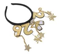 Didiseaon Year Headbands and Hair Accessories Happy Year Party Headbands for Women Eve Decoration Hair Band for Party
