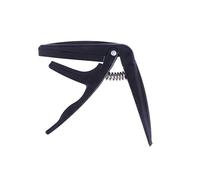 Didiseaon Zinc Alloy Ukulele Capo Clip for Acoustic Ukulele Single-handed Adjustable Clamp Black Ukelele Tuner Accessory for Soprano and
