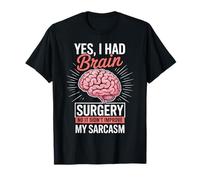 Didn't Improve My Sarcasm Brain Tumor Cancer Brain Surgery T-Shirt