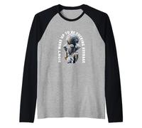 Didn't Wake Up to Be Fcking Average Gym Rats Motivation Raglan Baseball Tee