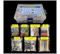 DIDODI Soldering Practice Kit 1500 Components Set of 7 Types Electronic DIY Kits