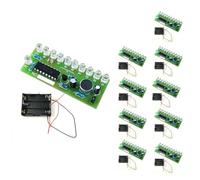 DIDODI Soldering Practice Kit CD4017 Rotating LED Soldering Practice Board DIY Kit Fanny Skill Training DIY Kit Electronic PCB Board Module Suit