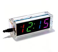 DIDODI Soldering Practice Kit Square Clock Electronic DIY Kits Soldering Project Kit