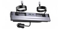 DIDOEG Tesla USB Hub for Model Y Juniper 2025 2026 Model 3 Highland 2024 2025 2026 Waterproof - 2026 Tesla Model Y/3 Accessories 65W+45W Dual Type-C Retractable Cables 4 in 1 Multi Port Fast Charger