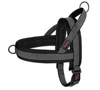 Didog No Pull Dog Harness for Medium Dogs, Breathable Mesh Padded, Black,M