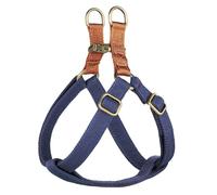 Didog Step in Dog Harnes for Small Dogs, Dark Blue, S, Chest 14-22" | Freedom Nylon Dog Halter Vests with Metal Buckles, Easy On and Off, Adjustable Straps, Escape-Proof, Easy Walking Training