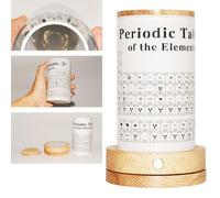 Didooou Contains 83 Real Element Samples Periodic Table of Elements That can be rotated for Children and Adults Learning School Chemistry Teaching Supplies Decorative Crafts