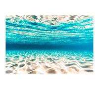 Didooou Self-adhesive underwater aquarium decoration background natural landscaping coral fish tank background aquarium diver background sticker (40 * 80cm/15.7 * 31.5in, dream ocean)