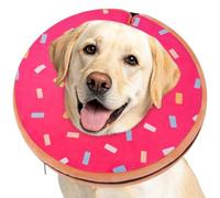 Didopet Donut Cone for Dogs, No-Inflation Sponge Donut Collar After Surgery | Soft Pillow Cone Prevents Licking Wound and Surgical Site, Comfortable Recovery, No Inflation Needed, Donut, XL