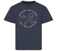 Didriksons - Kid's Mynta T-Shirt 4 - T-shirt size 80, blue