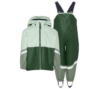 Didriksons - Kid's Waterman Set 12 - Rain set size 110, green