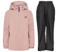 Didriksons Meliss/Penta rain suit, junior, pink/black