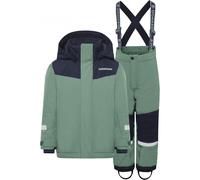Didriksons Skare 2, ski set, kids, green 100