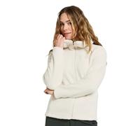 Didriksons Womens Anniken Full-Zip Hooded Fleece - Sample: Shell White