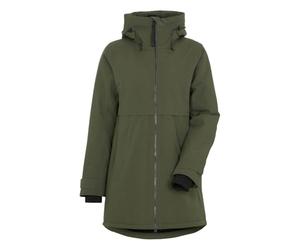 Didriksons Women's Helle Parka 6 Jacket, Deep Green, 38