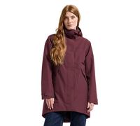 Didriksons Women's Waterproof Winter Coat Padded Parka Kate Burgundy
