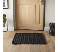Didsbury Braided Polypropylene 45x75cm Charcoal Doormat