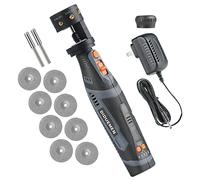 DIDUEMEM 8V Tungsten Electrode Sharpener, Cordless Tungsten Grinder for tig welding with Flat Grinding Block, Cut-Off Slot, Multi-Angle & Offsets