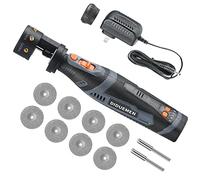 DIDUEMEN 8V Handheld Without Debugging Tungsten Electrode Sharpener TIG Welding Rotary Tool with Flat Grinding Block, Cut-Off Slot, Multi-Angle & Offsets