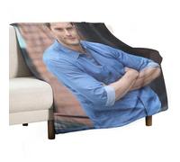 DIDUOMAN Jamie Dornan Ireland Actor Model Poster Flannel Blanket for Couch Sofa Fleece Throw Blankets 300GSM Bed Room Decor All Season Use 40"x50"