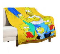 DIDUOMAN The Simpsons Poster Hot Anime Fleece Blanket All Season Use Cozy Plush Lightweight Flannel Throw Blankets for Couch Sofa Bed 30"x40"
