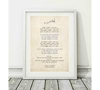 Didymus Co Always On My Mind - Song Lyric Art Poster Print (UNFRAMED) - Sizes A4 A3 (A4)