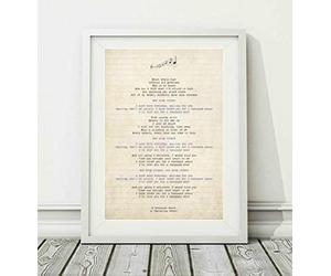 Didymus Co Christina Perri - A Thousand Years - Song Lyric Art Poster Print (UNFRAMED) - Sizes A4 A3 (A4 Framed With Mount (WHITE))