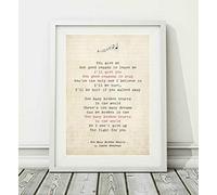 Didymus Co Jason Donovan - Too Many Broken Hearts - Song Lyric Art Poster Print (UNFRAMED) - Sizes A4 A3 (A4)