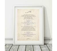 Didymus Co Linkin Park - Heavy - Song Lyric Art Poster Print (UNFRAMED) - Sizes A4 (29.7 x 21cm) and A3 (42 x 29.7cm) (A4)