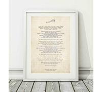 Didymus Co Ocean Colour Scene - The Day We Caught The Train - Song Lyric Art Poster Print (UNFRAMED) - Sizes A4 A3 (A4)