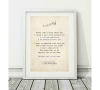 Didymus Co The Proclaimers - Life With You (v.2) - Song Lyric Art Poster Print (UNFRAMED) - Sizes A4 A3 (A4)