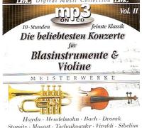 Die beliebtesten Konzerte für Blasinstrumente Violine - Vol. II