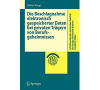 Die Beschlagnahme Elektronisch Gespeicherter Da. Korge<|