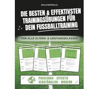 Die besten und effektivsten Fußballübungen für dein Training: Das große Ballkontrolle-Trainingsbuch für Jugend-, Frauen- und Herrentrainer - von Amateur bis Profi