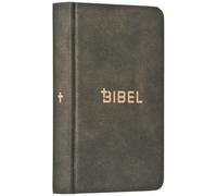 Die Bibel - Schlachter 2000 - Miniaturausgabe (illustrierter fester Einband - Antikleder-Optik)