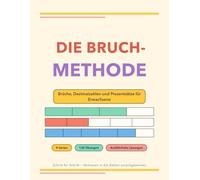 Die Bruchmethode: Brüche, Dezimalzahlen und Prozente für Erwachsene - 9 Progressive Serien mit 135 Aufgaben und Vollständigen Lösungen
