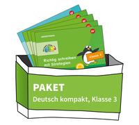 DIE BUNTE REIHE - Deutsch: Paket: Deutsch kompakt Klasse 3 (5 Hefte) (Paperback)