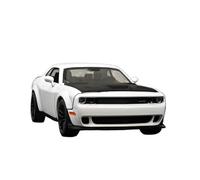 Die-cast 1 24 For Scale Dodge Challenger SRT Alloy Sports Car Model Diecasts Metal Toy Vehicles Car Model Simulation Collection Toy Gift Simulation Vehicle Playset(White)