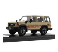 Die-cast 1 43 For Scale TOYOTA LAND CRUISER 2023 Resin Car Toy Vehicles Metal Model Car Decoration Gift Fan Collection Home Decoration Simulation Vehicle Playset(Yellow 1)