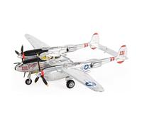 Die Cast 1 72 For US Military JET P-38 Metal Alloy Aircraft Model Toy Collectible Crafts Hobby Playgame Kit
