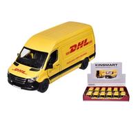 KandyToys DHL Edition Van | 1:48 Scale Diecast Metal Toy Model | Mercedes Van