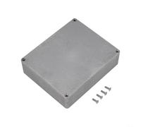 Die-Cast Aluminium Housing Silver Instrument Box Project Box Metal Electrical Protection Box IP54 Robust Lightweight for Electronics DIY Project Housing Waterproof (1590XX (145 x 121 x 39 mm))