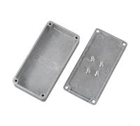 Die-Cast Aluminium Housing Silver IP54 Dust Water Protection Instrument Box for Electronics Projects Model 1590A/B/BB/C/DD/G/LB/N1/XX (1590G (100 x 50 x 26 mm))