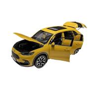 Die-cast car models 1:18 For Honda ZR-V ZR V SUV Die-cast Metal Model Simulation Car Ornaments Alloy car models(Yellow)