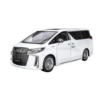 Die-cast car models 1:18 For Luxury Business Car Alloy Model Six Doors Cool Sound And Light Front Wheel Linkage Steering Wheel Alloy car models(White with box)