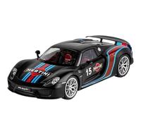 Die-cast car models 1:18 For Porsche 918 Martini Racing Alloy Car Model Suitable For Collectors Racing Replica Alloy car models(Black NO.15)